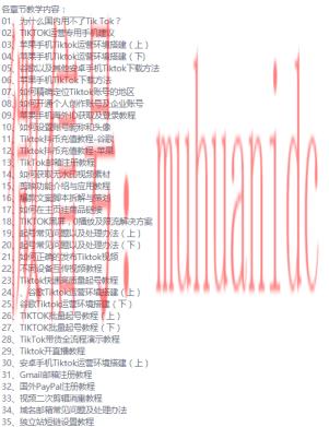 tiktok账号购买平台